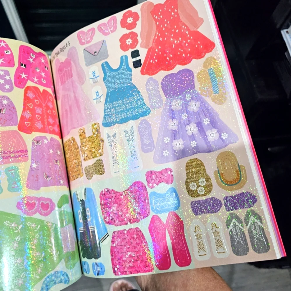 My Sticker Dress-Up Swifties Book NWT Taylor Swift L👀K 500 Fun Sparkly Stickers